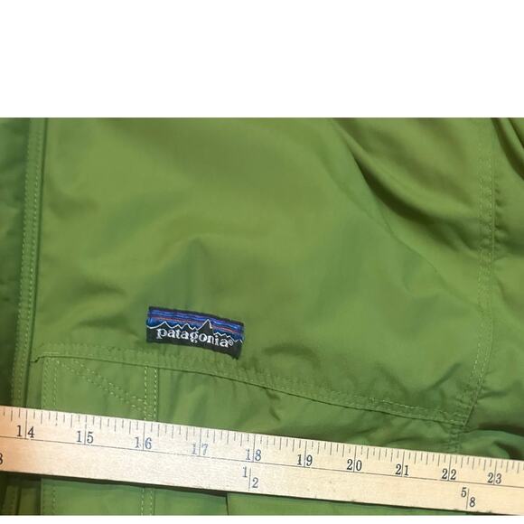VTG Patagonia Mens Green Purple Full Zip Insulated Parka Sz M No Hood Distressed - Picture 11 of 12